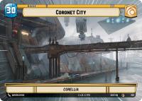 star wars unlimited shadows of the galaxy coronet city experience hyperspace foil