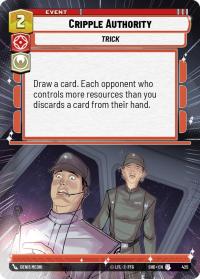 star wars unlimited shadows of the galaxy cripple authority hyperspace