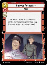 star wars unlimited shadows of the galaxy cripple authority