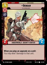 star wars unlimited shadows of the galaxy dengar the demolisher
