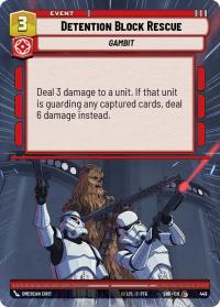 star wars unlimited shadows of the galaxy detention block rescue hyperspace foil