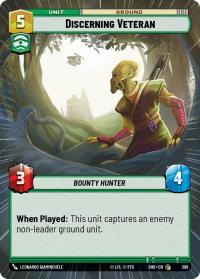 star wars unlimited shadows of the galaxy discerning veteran hyperspace foil