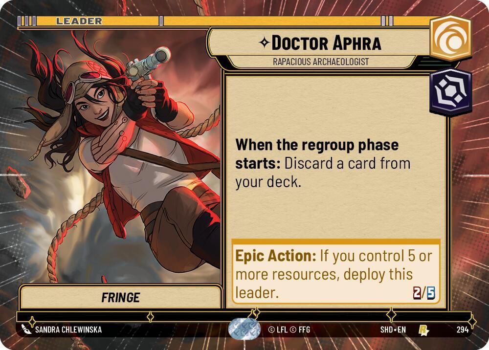 Doctor Aphra - Rapacious Archaeologist (Hyperspace) - Foil