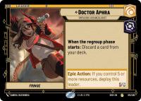 star wars unlimited shadows of the galaxy doctor aphra rapacious archaeologist