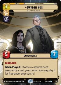 star wars unlimited shadows of the galaxy dryden vos offering no escape hyperspace foil