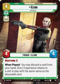 star wars unlimited shadows of the galaxy echo restored hyperspace foil
