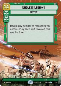 star wars unlimited shadows of the galaxy endless legions hyperspace foil