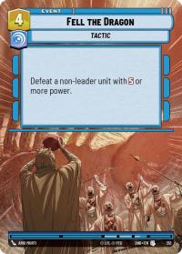 star wars unlimited shadows of the galaxy fell the dragon hyperspace