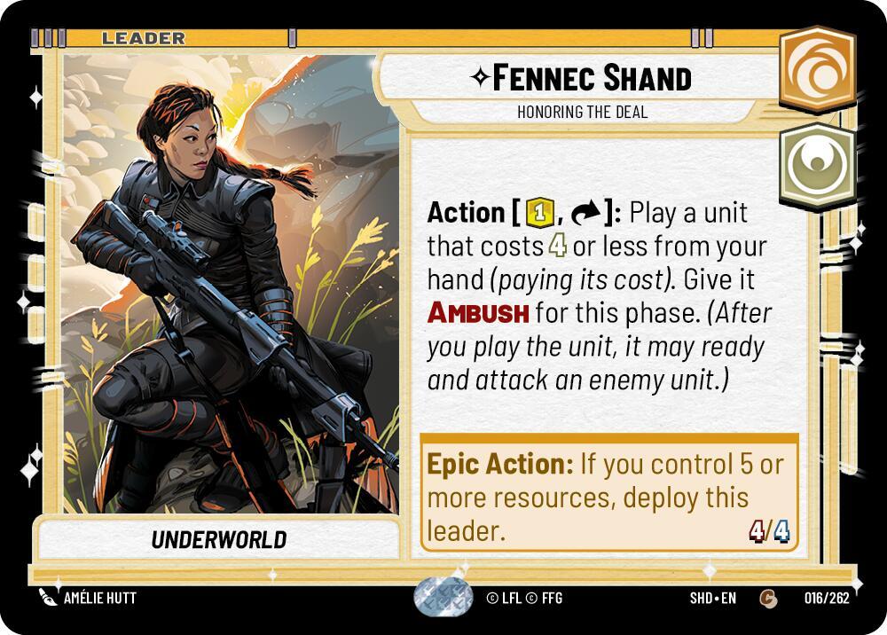 Fennec Shand - Honoring the Deal - SOG