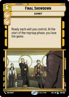 Final Showdown - Foil