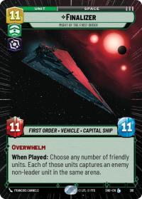 star wars unlimited shadows of the galaxy finalizer might of the first order hyperspace foil