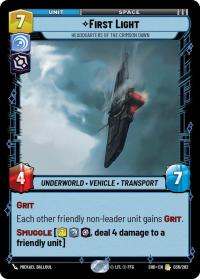 star wars unlimited shadows of the galaxy first light headquarters of the crimson dawn