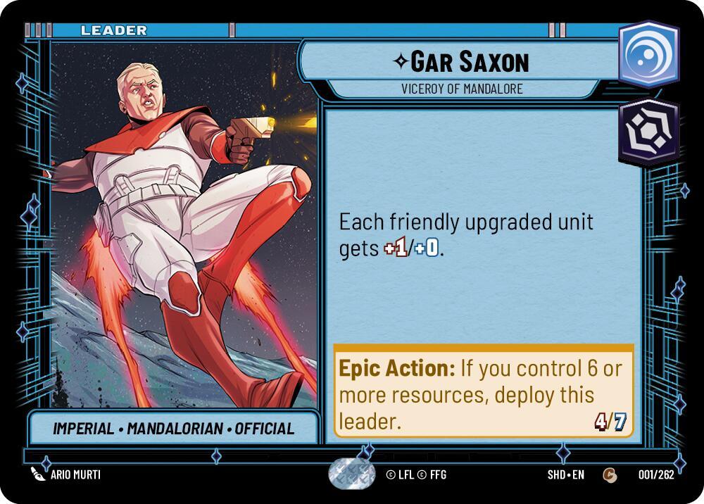 Gar Saxon - Viceroy of Mandalore - Foil