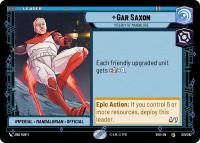 star wars unlimited shadows of the galaxy gar saxon viceroy of mandalore foil