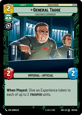 General Tagge - Concerned Commander - SOG - Foil