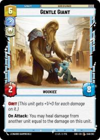 star wars unlimited shadows of the galaxy gentle giant foil