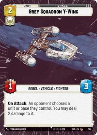star wars unlimited shadows of the galaxy grey squadron y wing hyperspace