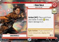 star wars unlimited shadows of the galaxy han solo worth the risk hyperspace foil
