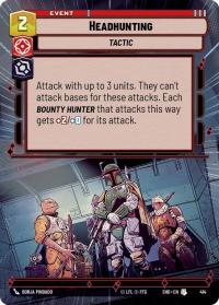 star wars unlimited shadows of the galaxy headhunting hyperspace foil