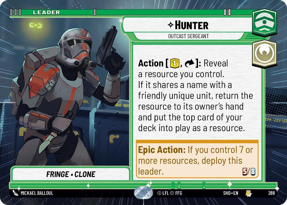 Hunter - Outcast Sergeant (Hyperspace) - Foil