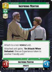 star wars unlimited shadows of the galaxy inspiring mentor hyperspace foil