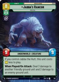 star wars unlimited shadows of the galaxy jabba s rancor pateesa hyperspace