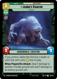 star wars unlimited shadows of the galaxy jabba s rancor pateesa