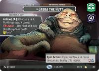 star wars unlimited shadows of the galaxy jabba the hutt his high exaltedness showcase