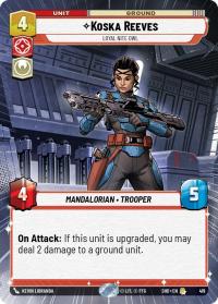 star wars unlimited shadows of the galaxy koska reeves loyal nite owl hyperspace foil