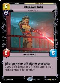 star wars unlimited shadows of the galaxy kragan gorr warbird captain