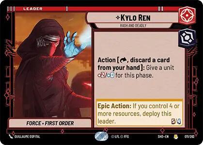 Kylo Ren - Rash and Deadly - Foil
