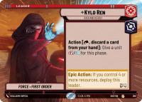 star wars unlimited shadows of the galaxy kylo ren rash and deadly hyperspace