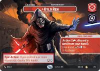 star wars unlimited shadows of the galaxy kylo ren rash and deadly showcase
