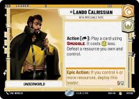 star wars unlimited shadows of the galaxy lando calrissian with impeccable taste