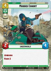 star wars unlimited shadows of the galaxy modded cohort hyperspace foil