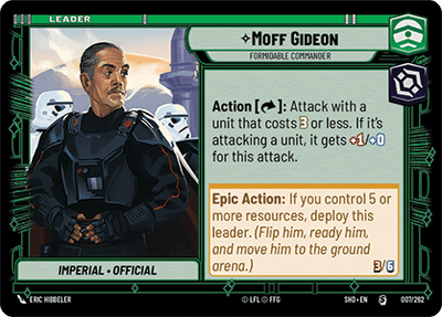 Moff Gideon - Formidable Commander - Foil