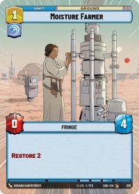 star wars unlimited shadows of the galaxy moisture farmer hyperspace foil
