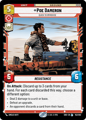Poe Dameron - Quick to Improvise - Foil