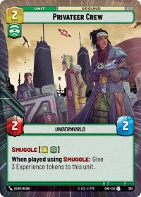 star wars unlimited shadows of the galaxy privateer crew hyperspace foil
