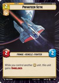 star wars unlimited shadows of the galaxy privateer scyk hyperspace foil