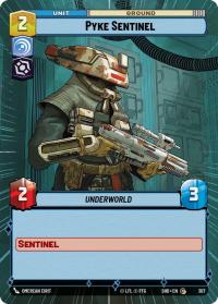 star wars unlimited shadows of the galaxy pyke sentinel hyperspace foil