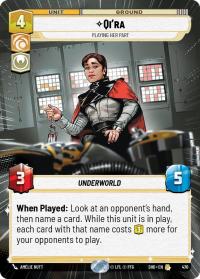 star wars unlimited shadows of the galaxy qi ra playing her part hyperspace