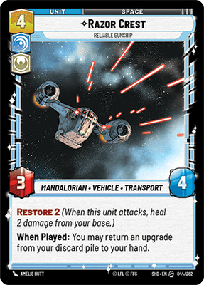 Razor Crest - Reliable Gunship - Foil