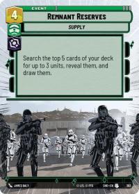 star wars unlimited shadows of the galaxy remnant reserves hyperspace