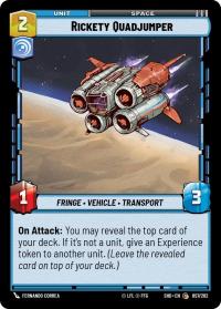 star wars unlimited shadows of the galaxy rickety quadjumper