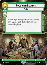 star wars unlimited shadows of the galaxy rule with respect hyperspace foil