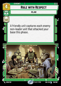star wars unlimited shadows of the galaxy rule with respect