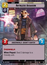 star wars unlimited shadows of the galaxy ruthless assassin hyperspace