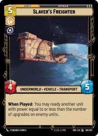 star wars unlimited shadows of the galaxy slaver s freighter