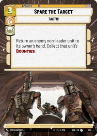 star wars unlimited shadows of the galaxy spare the target hyperspace